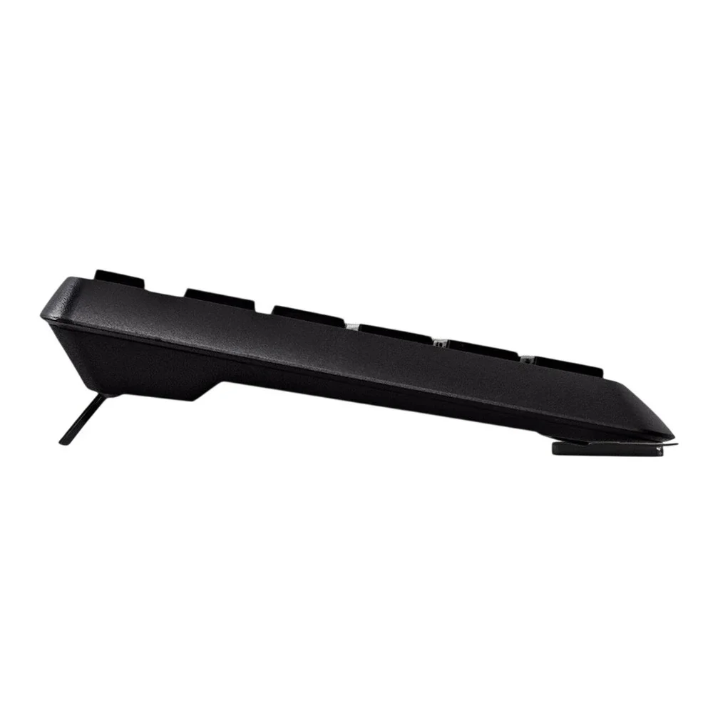 V7 KU350US‎ USB Wired Keyboard Full Size Low Profile Quiet Keys Black US Layout